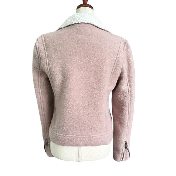 Old Navy Mauve/White Sherpa Cozy Jacket Women's Size Small | 53-11 - Picture 2 of 6